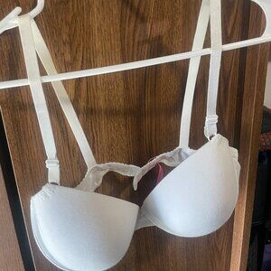 White, basic, fruit of the loom bra